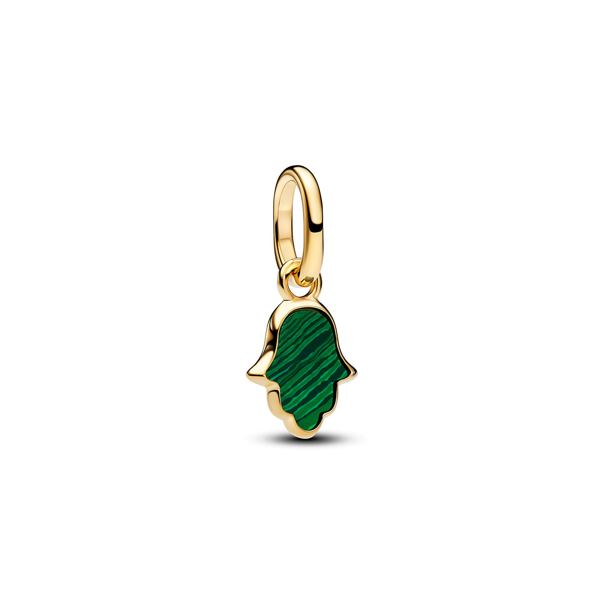 Pandora ME grön hamsa hand charm 764612C01