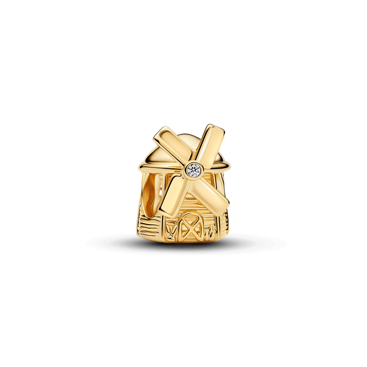 Pandora Moments gulgallrad väderkvarn charm 764631C01