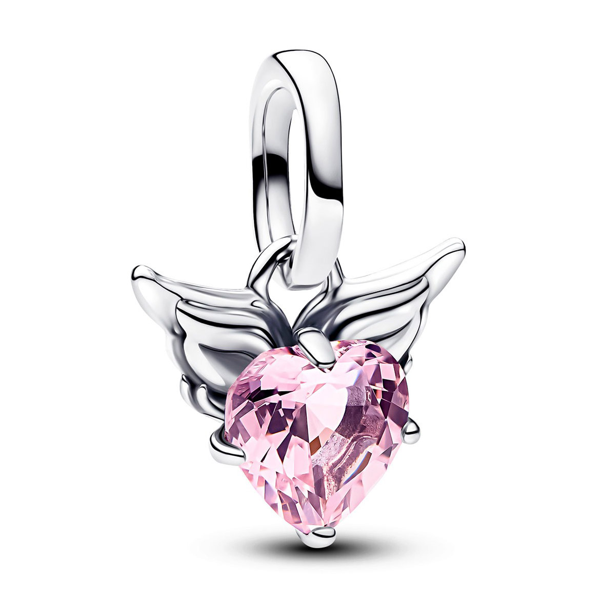 Pandora ME silver rosa hjärtberlock 793626C02