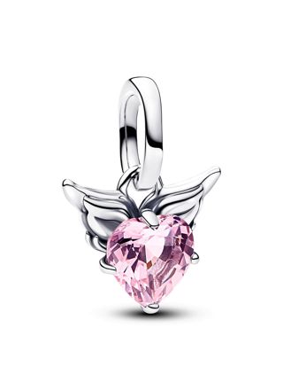 Pandora ME silver rosa hjärtberlock 793626C02