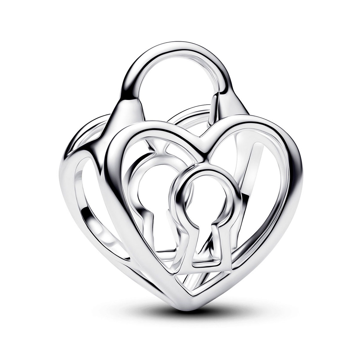 Pandora Moments silver hjärtlås berlock 794358C00