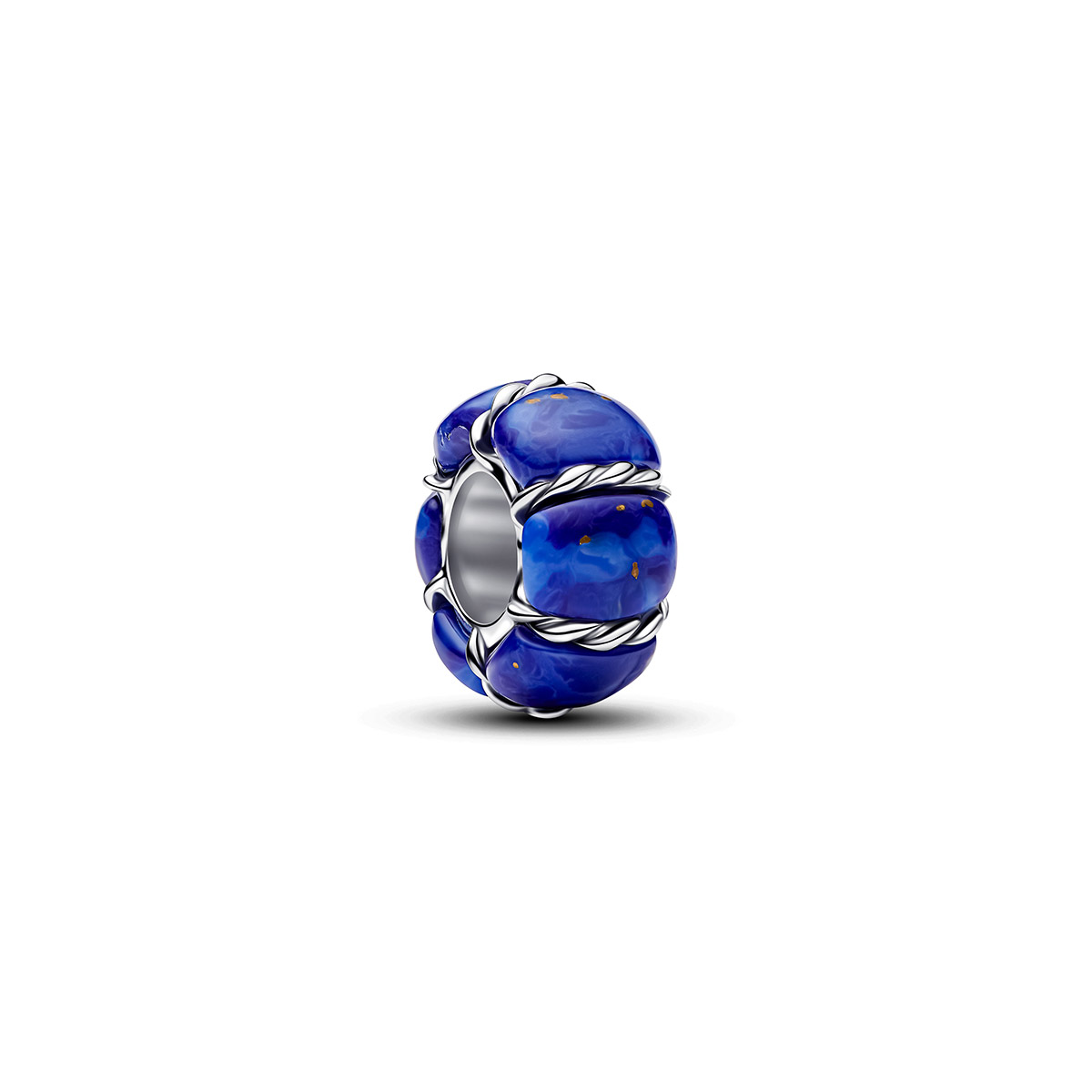 Pandora Moments blå marmor charm 794693C01