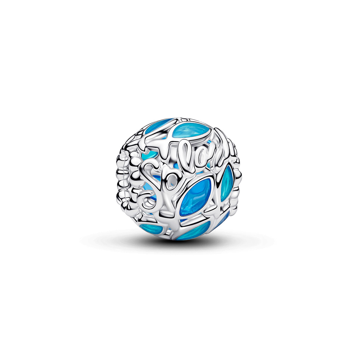 Pandora Moments turkos Splash charm 794699C01