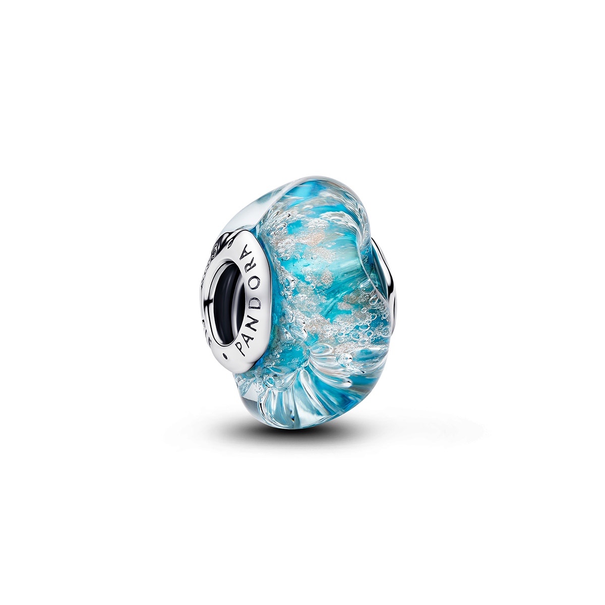 Pandora Moments vågmönstrad muranoglas charm 794701C01