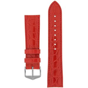 Hirsch Crocograin röd klockarmband 1230 28 20 main product photo