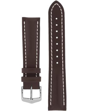 Hirsch Heavy Calf brun klockarmband 014 75 0 10