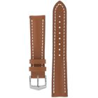 Hirsch Heavy Calf kullanruskea nahkaranneke 014 75 0 70 22mm
