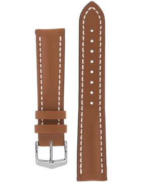 Hirsch Heavy Calf ijusbrun klockarmband 014 75 0 70