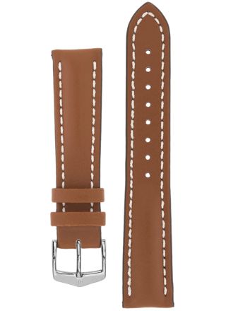 Hirsch Heavy Calf ijusbrun klockarmband 014 75 0 70