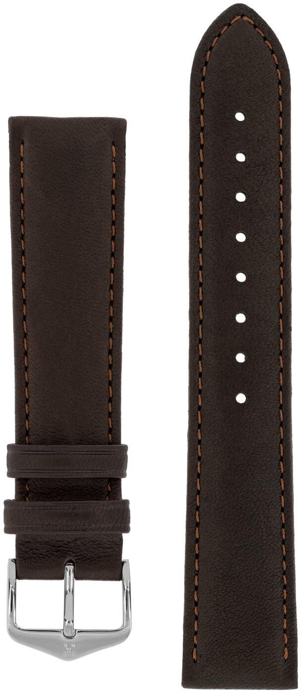 Hirsch Merino brun klockarmband 012 06 0 10