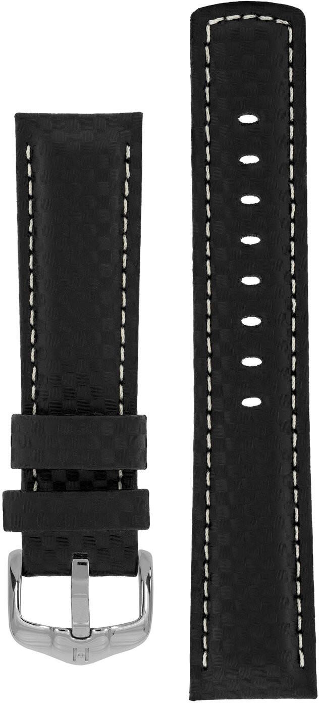 Hirsch Carbon svart klockarmband 025 92 0 50