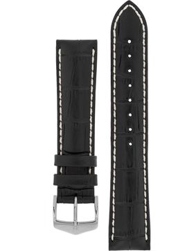 Hirsch Modena svart klockarmband 1030 28 50
