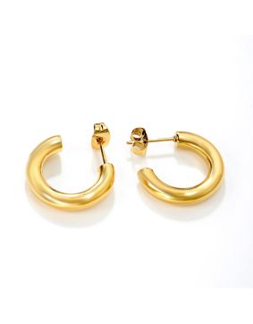 Madoww Hoop förgyllda örhängen 20 mm