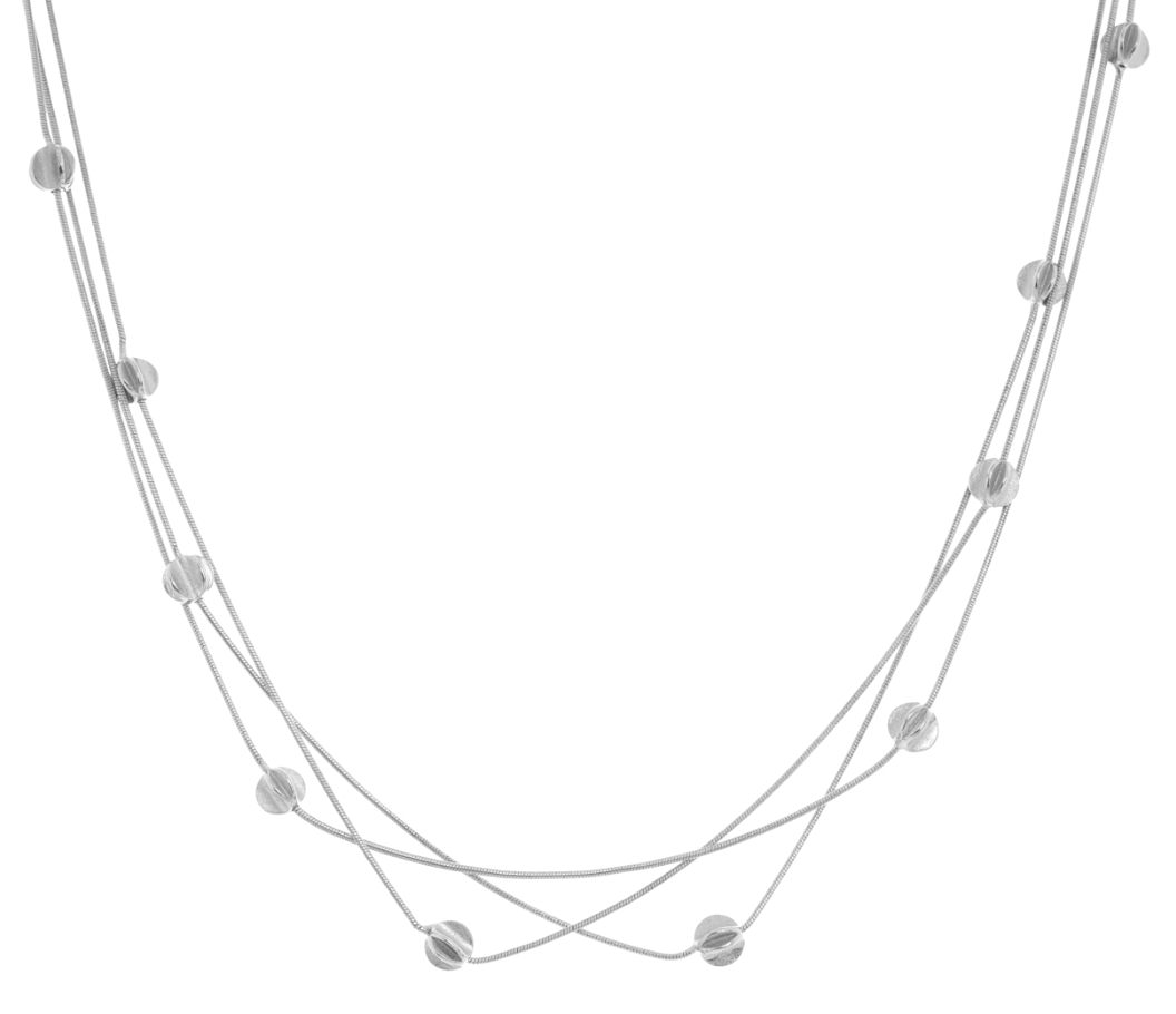 Hopeapuro Freela Midi halsband