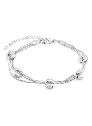 Hopeapuro Freela armband