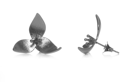 Hopeapuro Liljaana midi örhängen K893