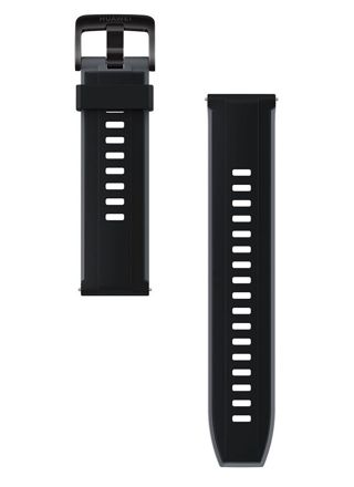 Huawei Watch GT 46 mm / Watch 3 svart fluoroelastomerarmband 51994539