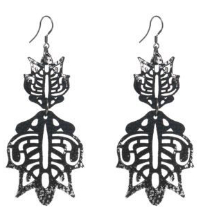 Hopeapuro Made by Anette Ahokas Miracle of the east silver örhängen