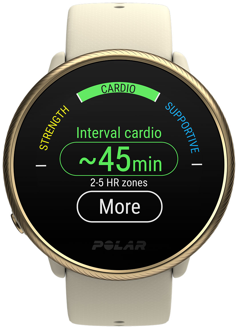 Polar Ignite 2 Champagne / Gold träningsklocka