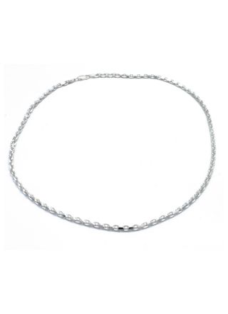 Silver ankar halsband 3mm F120