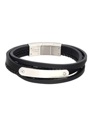 Lykka Strong läderarmband 20+1,5cm