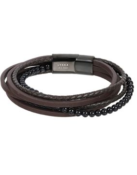 Lykken Strong nyksi-lader-armband brun