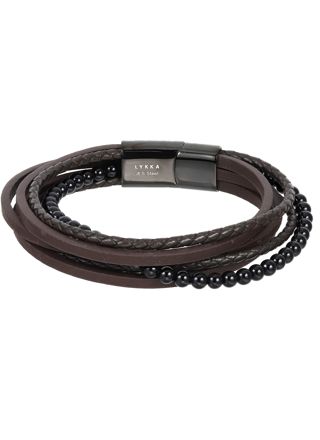 Lykka Strong nyksi-lader-armband brun