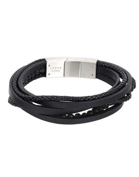 Lykken Strong lavasten-lader-armband 20+1,5cm