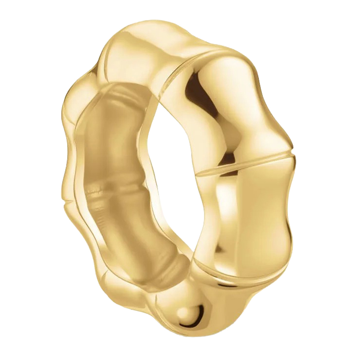 Rosefield Statement Bamboo förgylld ring JRSB