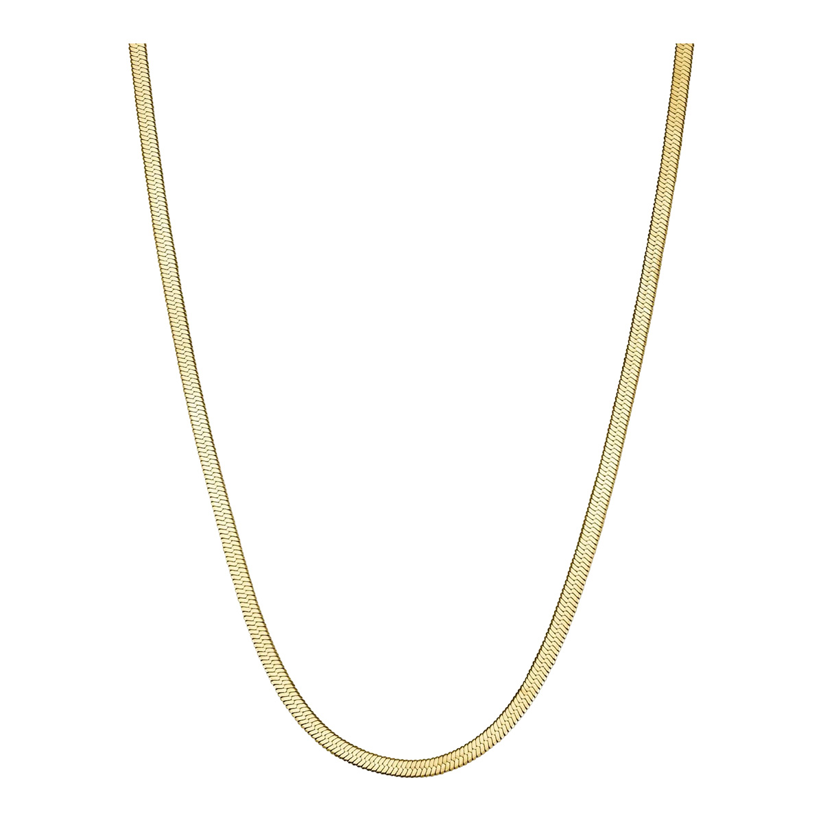 Rosefield Snake förgyllt halsband JTNFS3G-J379