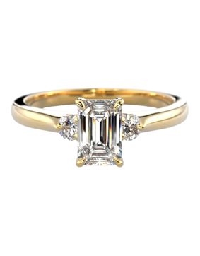 Festive Megan Emerald 0.74 ct diamantring 745-074-KK