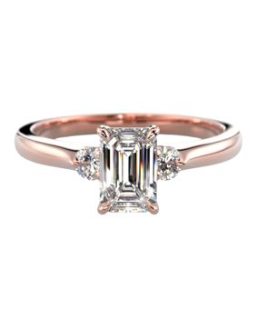 Festive Megan Emerald 0.74 ct diamantring 745-074-PK