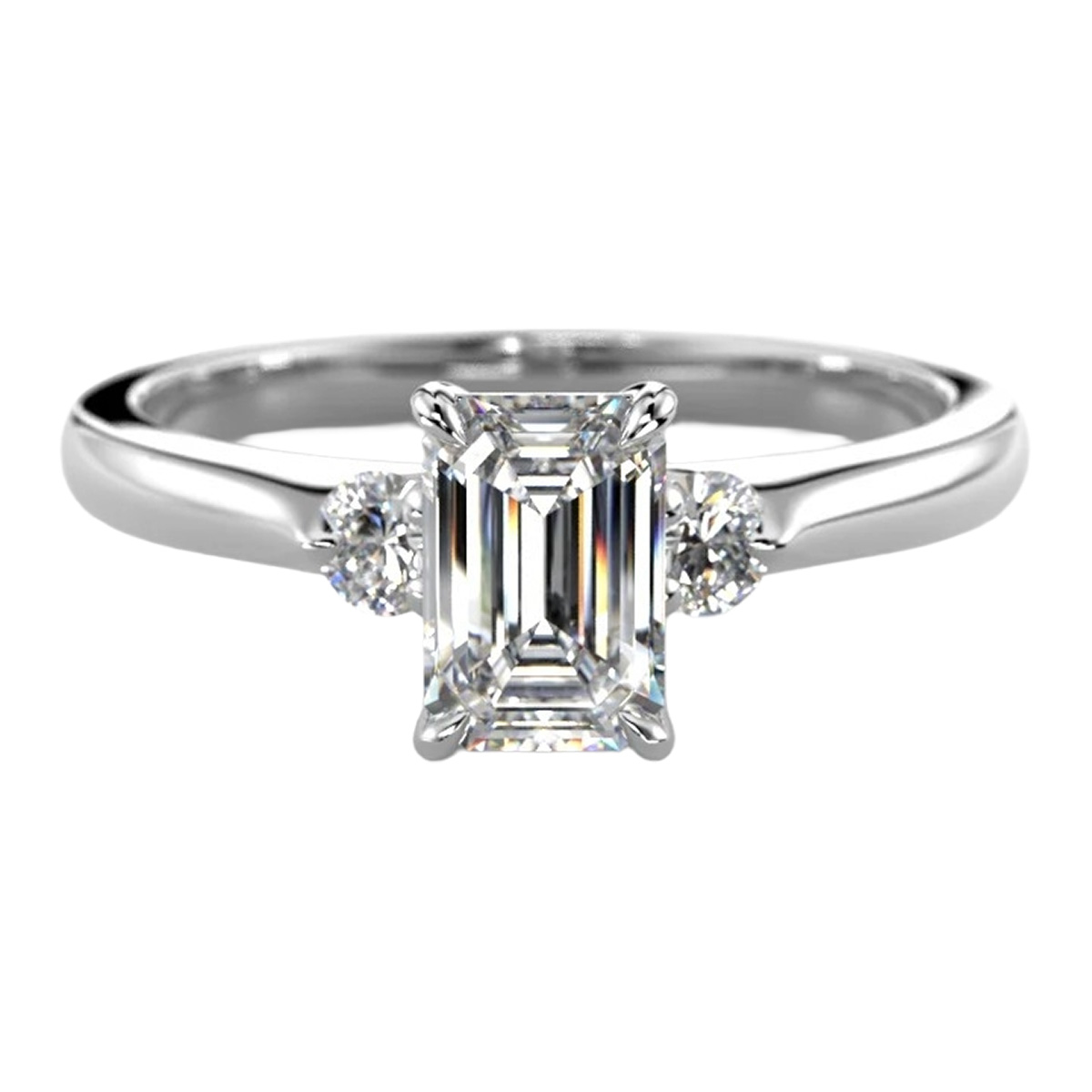 Festive Megan Emerald 0.74 ct diamantring 745-074-VK