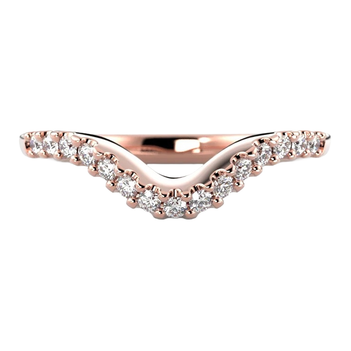 Festive Auréa Side Petite 0.15 ct diamantring 747-015-PK