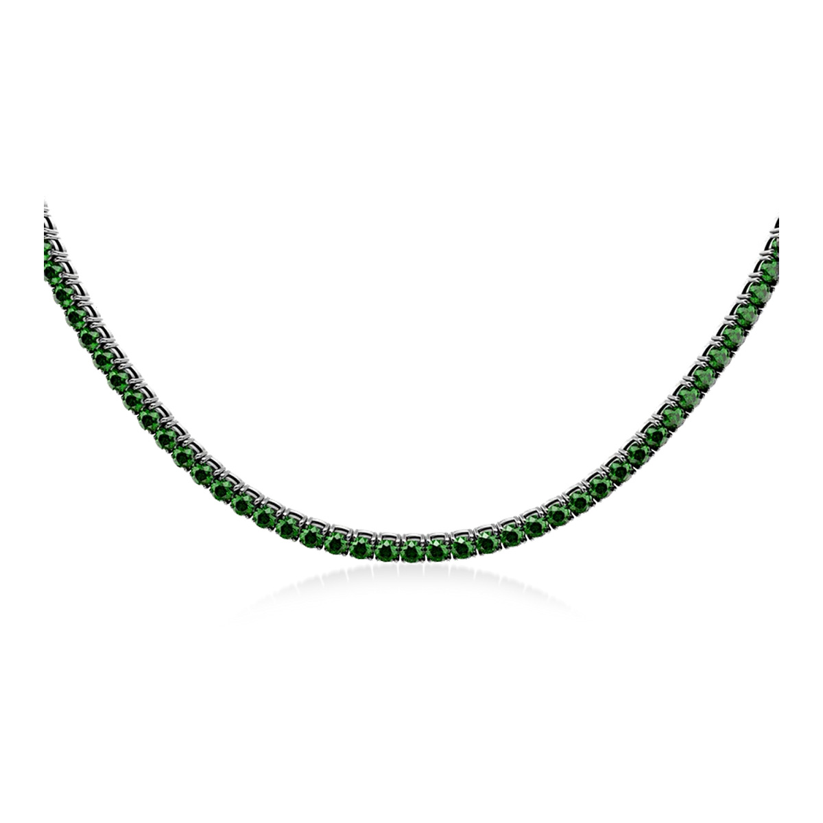 Edblad Tennis grönt stålhalsband 131542