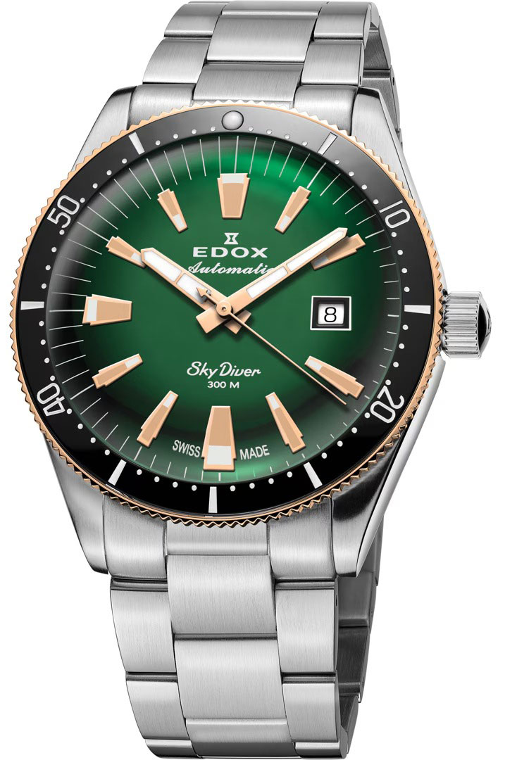 Edox Skydiver Date Automatic Limited Edition 80126-357RNM-VIR