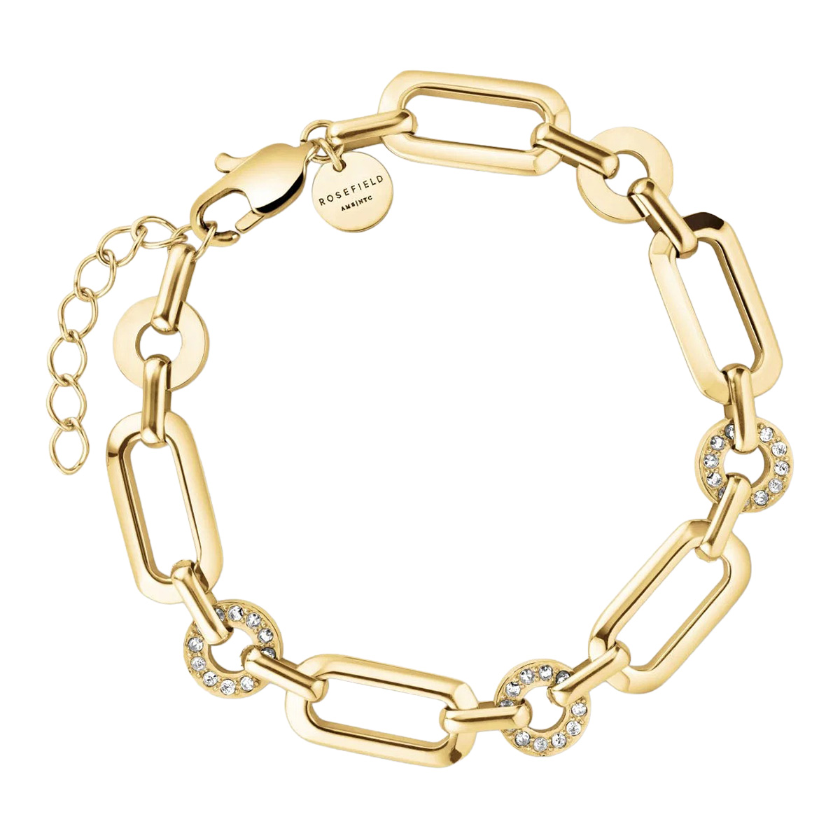 Rosefield Multi Octagon förgyllt armband JBOSG-J900