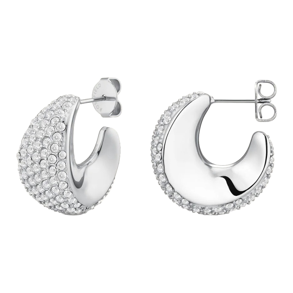 Rosefield Pavé Half Moon örhängen JEPMS-J1225