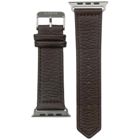 Aarni Apple Watch mörkbrun hjortskinn armband 42/44/45/46 mm