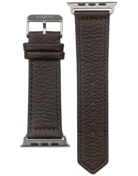 Aarni Apple Watch mörkbrun hjortskinn armband 38/40/41 mm