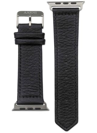 Aarni Apple Watch svart hjortskinn armband 38/40/41 mm