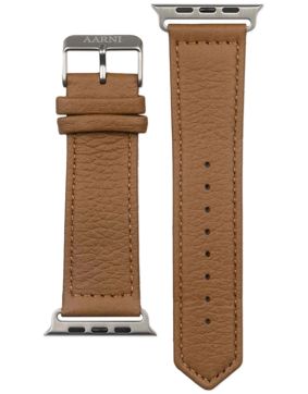 Aarni Apple Watch cognac hjortskinn armband 42/44/45/46 mm