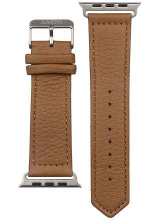 Aarni Apple Watch cognac hjortskinn armband 38/40/41 mm