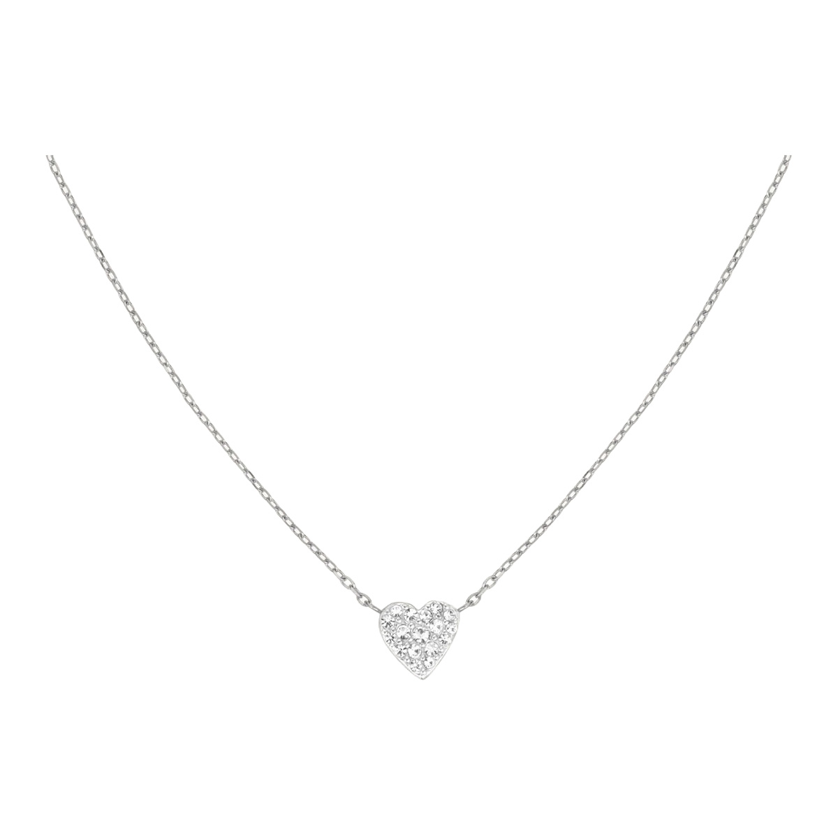 Rosefield Pave Heart halsband JNPHS-J1320