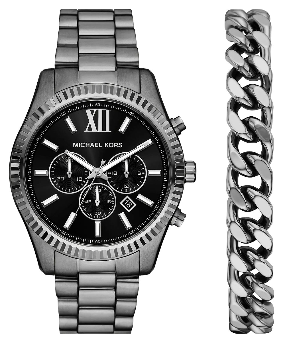 Michael Kors Lexington klocka/armbandset MK9217SET