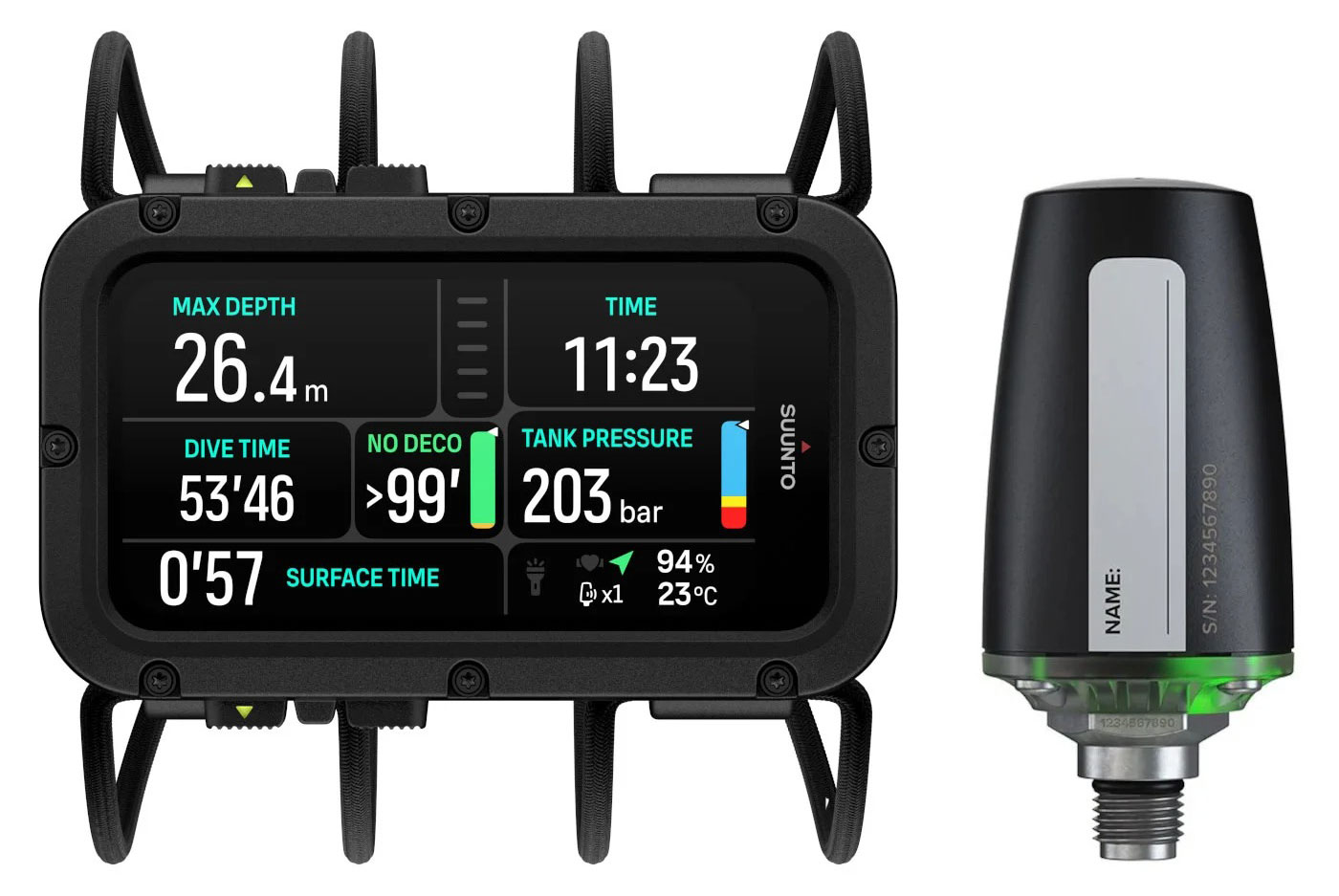 Suunto Nautic Bungee Cord & Tank Pod
