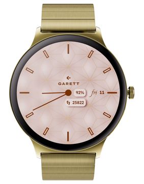 Garett Verona 2 Gold Solid Steel smartklocka