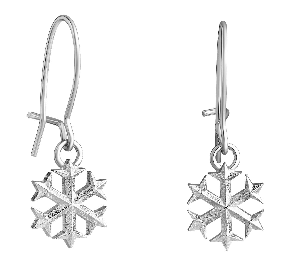 Lempikoru Jääsydän hiutale silver platinerat krokörhängen 34 213 00 000