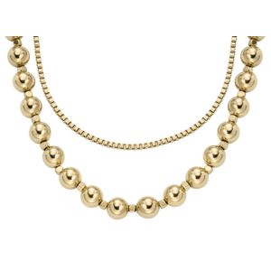 Fossil två kedjor guldfärgat halsband JA7248710  main product photo
