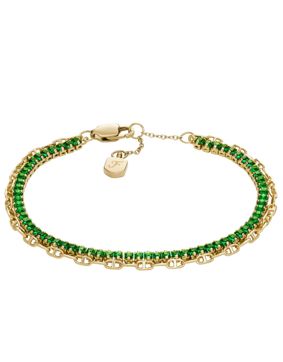 Fossil Heritage D-link Glitz armband JA7272710